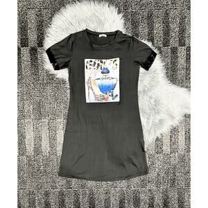 SRX Active Women's Dress T-Shirt‎ Graphic Black Size L